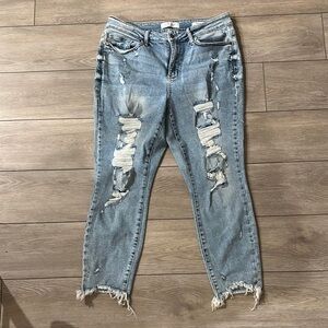 Distressed Judy Blue Jeans